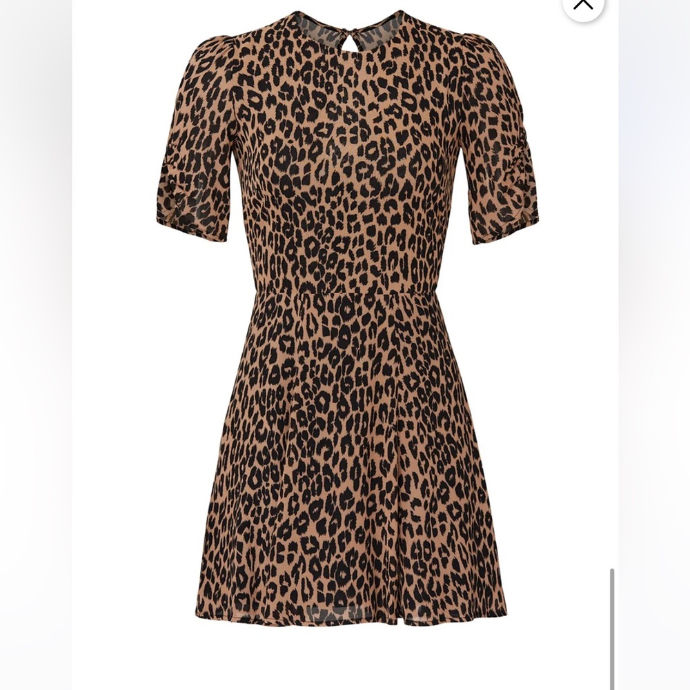 Reformation cheetah dress XS